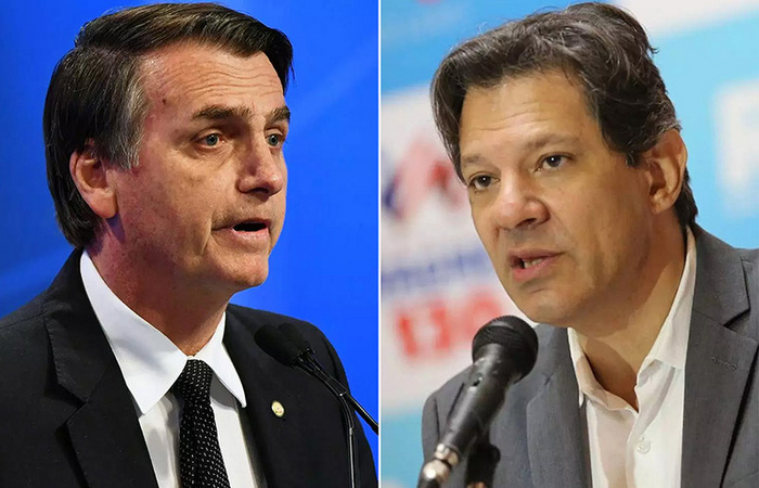 Sob ataque, Bolsonaro estaciona em 28%; Haddad vai a 22%