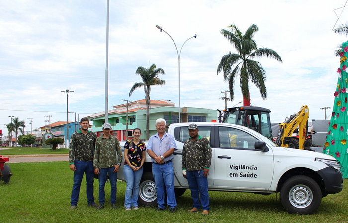 Vila Rica recebe caminhonete para auxilio na Vigilância em Saúde