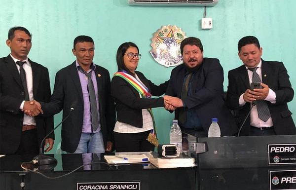 Coracina toma posse como nova presidente da Câmara de Vereadores de São José do Xingu