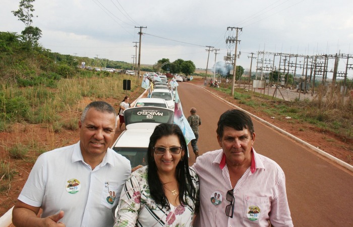 Carreatas movimentam a campanha de Euclides Ribeiro em cidades do Araguaia