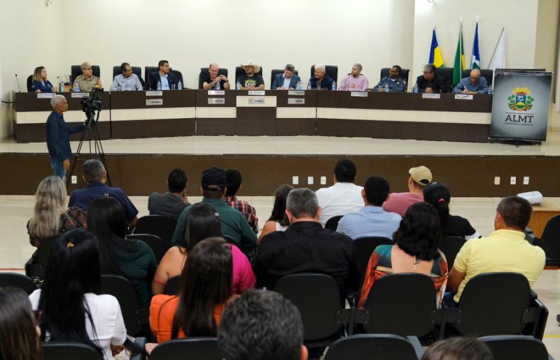 Deputados realizam audiência em Vila Rica para debater melhorias da debater segurança pública no Araguaia
