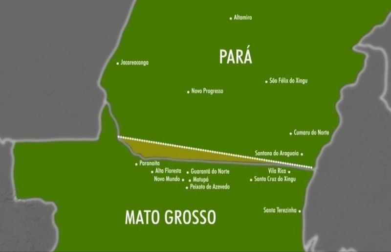 Deputados estaduais de Mato Grosso vão ao STF para tentar reaver área contestada e perdida para o estado do Pará