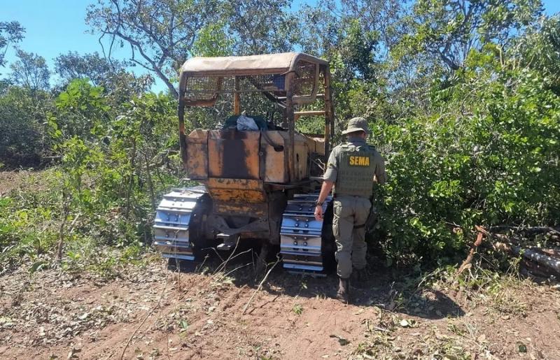 Sema aplica mais de R$ 1,6 milhão em multas durante operação em municípios do Araguaia