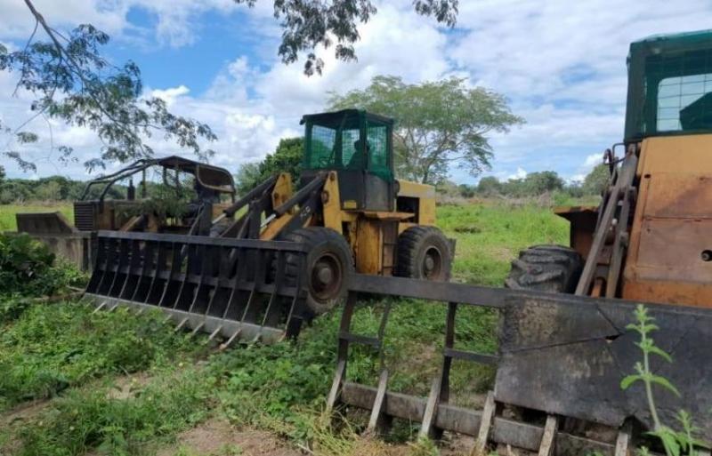 Sema realiza apreensão de maquinário usado para desmatamento ilegal em São Félix do Araguaia