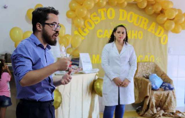 Médico e profissionais do Samu de Confresa ministram palestra e tiram dúvidas sobre aleitamento materno